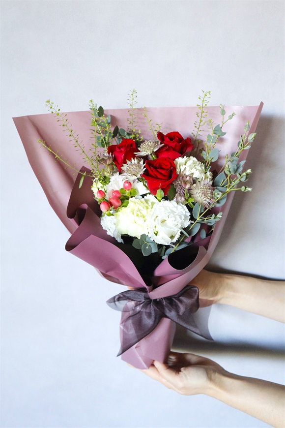 【いい夫婦の日】Rose Bouquet　Red 　 S