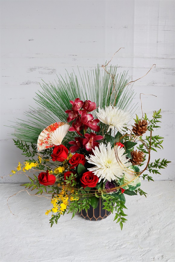 2026年　お正月アレンジメント　艶‐えん‐