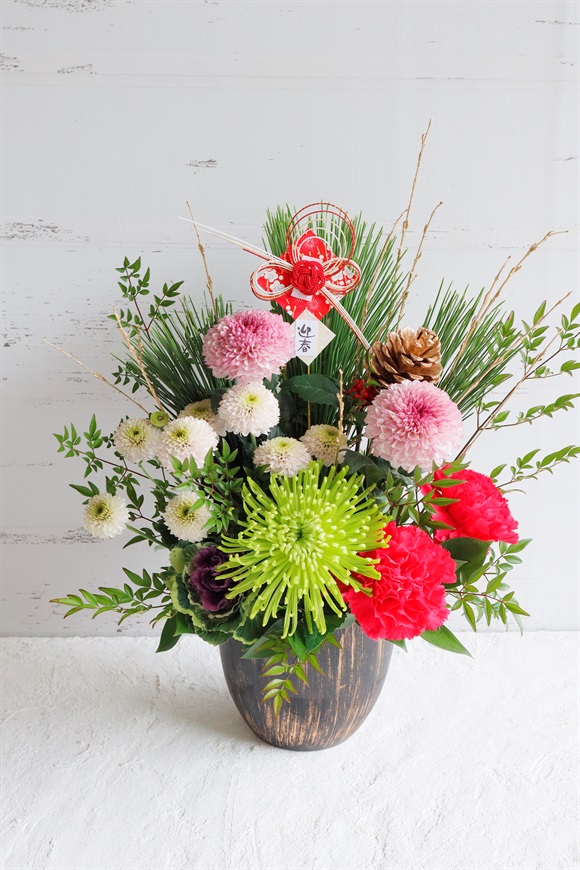 2026年　お正月アレンジメント　慶‐けい‐