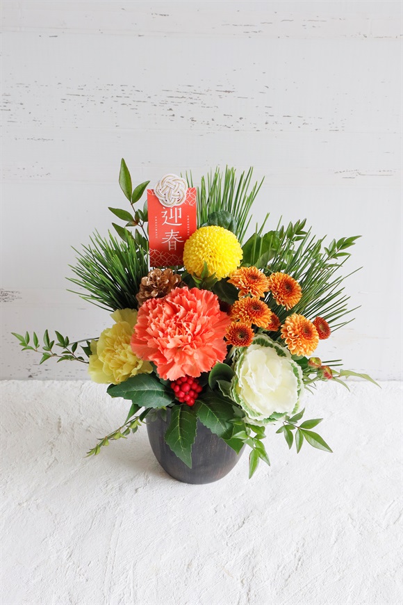 2026年　お正月アレンジメント　稔‐みのり‐