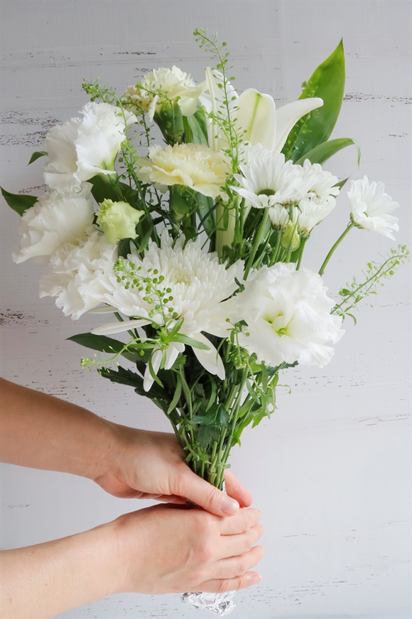 【12月限定】季節のお供え　組み花　やすらぎ