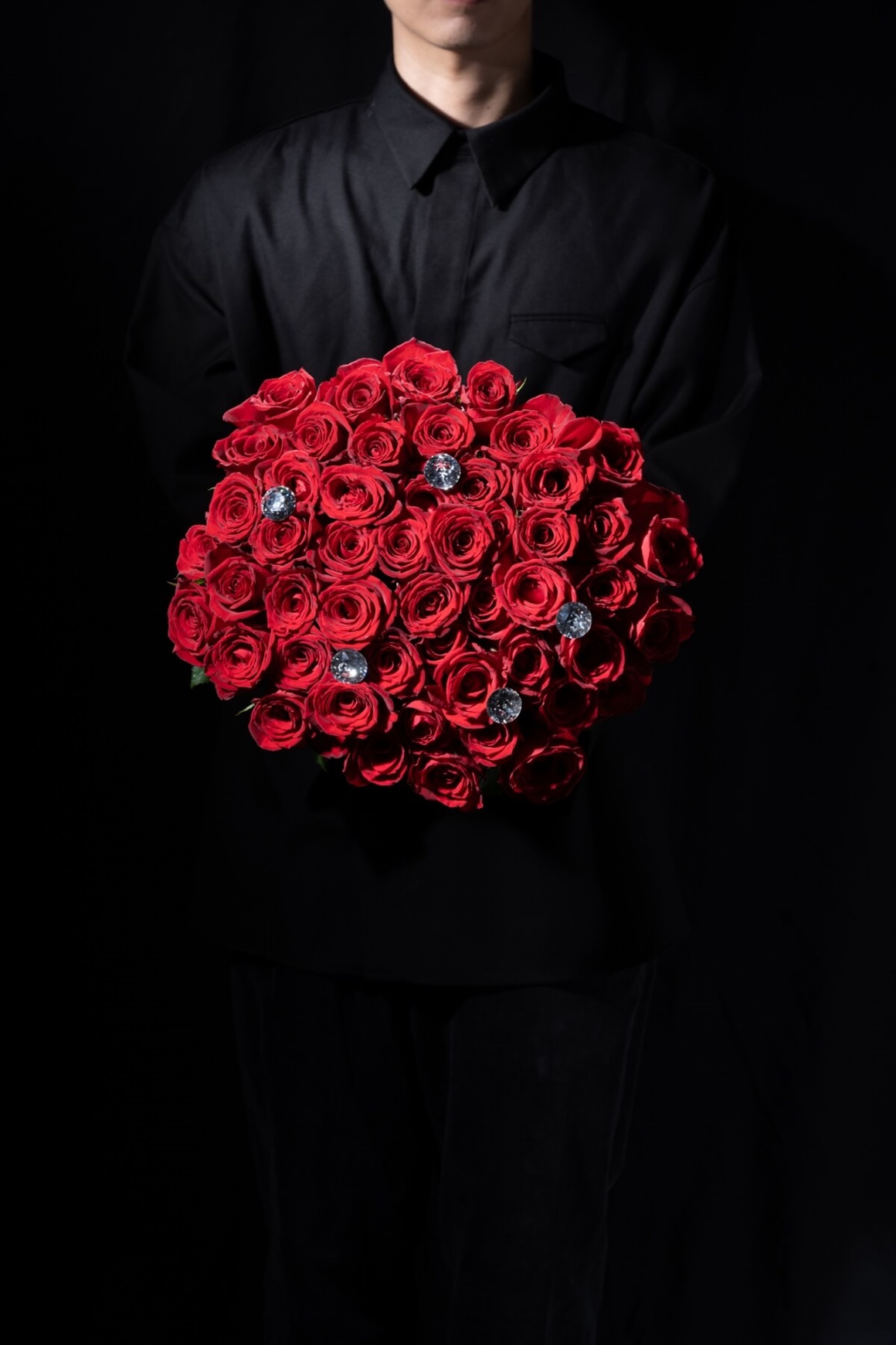 50本の赤バラの花束 | 花百花 ‐hanahyakka‐